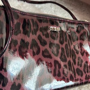 GUESS patent leather (man made leather) crossbody